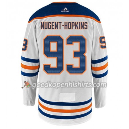 Edmonton Oilers NUGENT-HOPKINS 93 Adidas Wit Authentic Shirt - Mannen